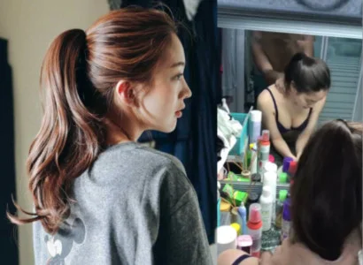 Chị chổng đít ra cho đút vào